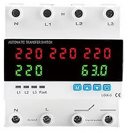 ATS (automatic power transfer switch). Voltage protectors, cutout